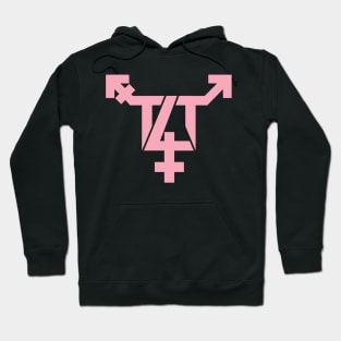 T4T  Symbol - Trans Love - Pink Hoodie